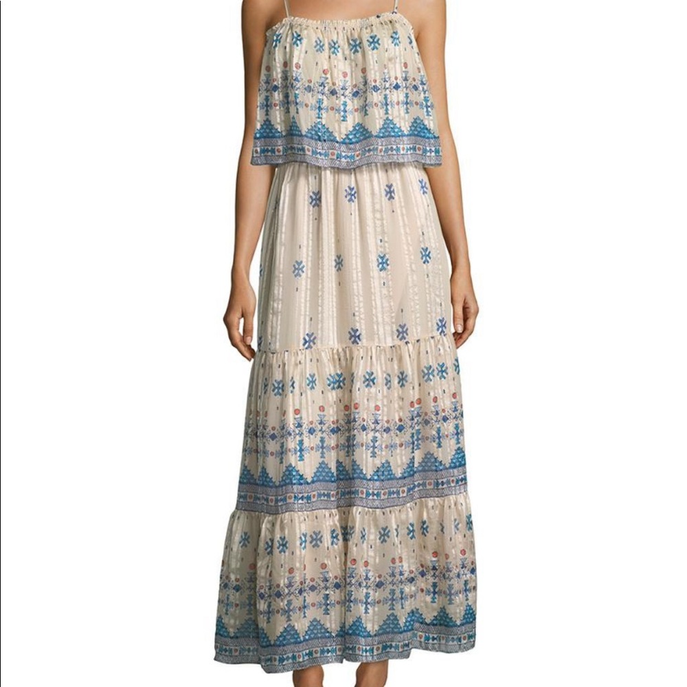 Sorne Print Popover Maxi Dress by Joie